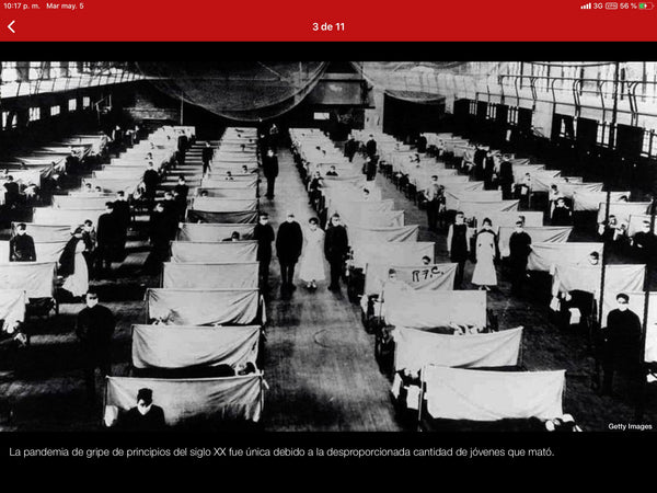 A 100 años de la Gripe Española - Productos médicos sanipad