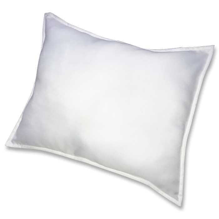 Almohada de poliéster blanco 50 x 60 cm perfil alto microfibra relleno  suave Errigal